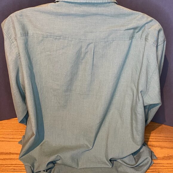 Vans Long Sleeve Button down Green Check Shirt lightweight - Picture 2 of 6